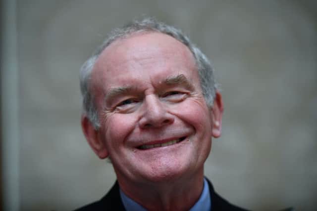 Martin McGuinness in 2003 (Photo by Charles McQuillan/Getty Images)
