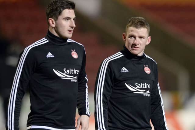 Jonny Hayes (right) believes Kenny McLean was unlucky to miss out on the Scotland squad. Picture: SNS