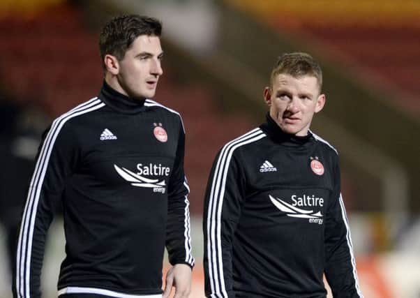Jonny Hayes (right) believes Kenny McLean was unlucky to miss out on the Scotland squad. Picture: SNS