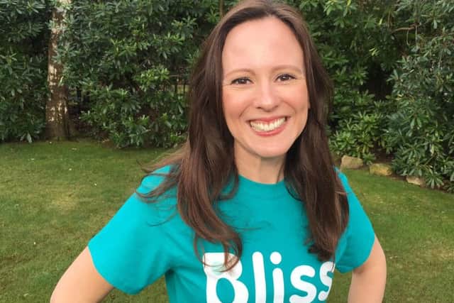Lady Sarra Hoy is to become the official Bliss Scotland ambassador.
