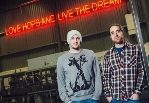 BrewDog co-founders James Watt, left, and Martin Dickie. Picture: Contributed