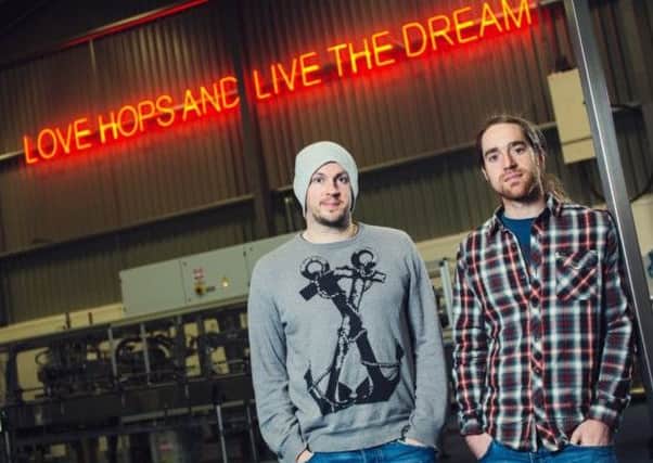 BrewDog co-founders James Watt, left, and Martin Dickie. Picture: Contributed