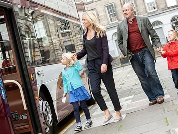 Satisfaction with Lothian Buses' punctuality has fallen to 85 per cent compared to 91 per cent in 2013. Picture: Lothian Buses