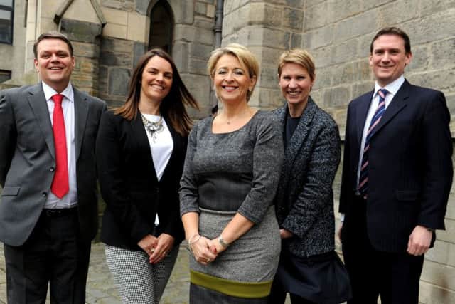 Scotsman Conference speakers from left: Derek Shaw, Paula Skinner, Laura Gordon, Petra Wetzel and Stuart Lunn (Photo Lisa Ferguson)