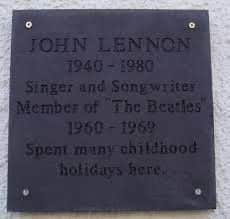 The house where Lennon spent his holidays has been demolished and rebuilt with the plaque to commemorate his links to Durness still there.  PIC: Contributed.