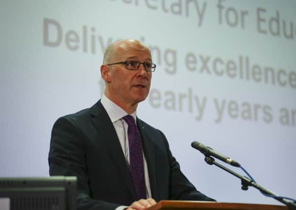 The status quo is not an option for schooling said education secretary John Swinney. Picture: Contributed