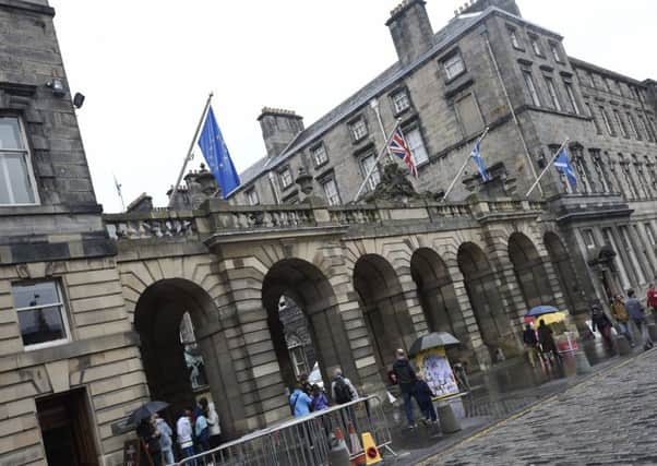 Edinburgh City Chambers in the High Street. Voters go to the polls to elect a new council on May 4. Picture: Greg Macvean/TSPL