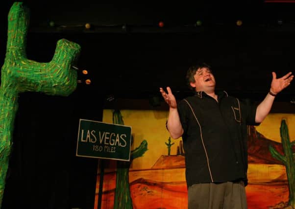 The play, Jocky Wilson Said by Jane Livingstone and Jonathan Cairney, is based on an episode

in the life of the Scottish darts star, played by Grant O'Rourke