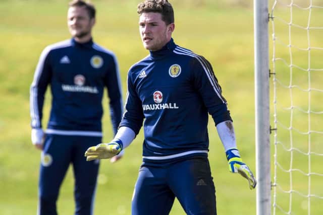 Jack Hamilton at Scotland's Renfrewshire training base on Thursday morning. Picture: SNS