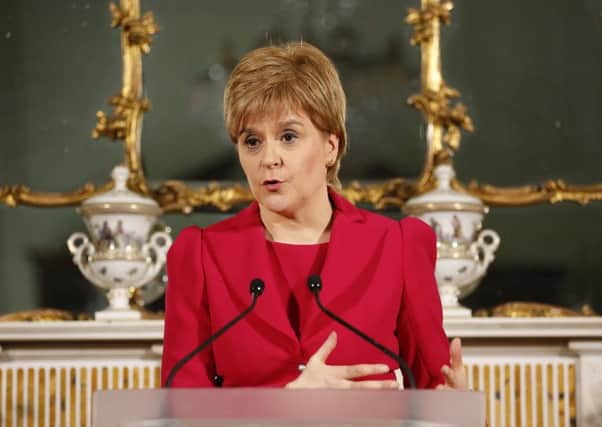 Nicola Sturgeon outlines her plans to trigger article 30 requesting a new independence referendum earlier this month