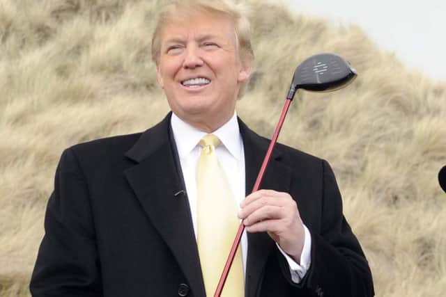 The US presidents latest book says his new course has been approved by Aberdeenshire Council, but it has yet to consider the planning application. Picture: Greg Macvean