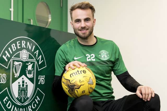 Andrew Shinnie of Hibs believes his brother Graeme's form for Aberdeen has been worthy of a Scotland call-up. Picture: Alan Rennie/SNS