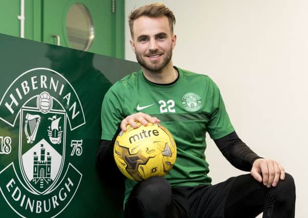 Andrew Shinnie of Hibs believes his brother Graeme's form for Aberdeen has been worthy of a Scotland call-up. Picture: Alan Rennie/SNS