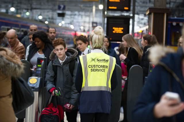 Passengers were deterred by disruption from engineering work and strikes. Picture: John Devlin