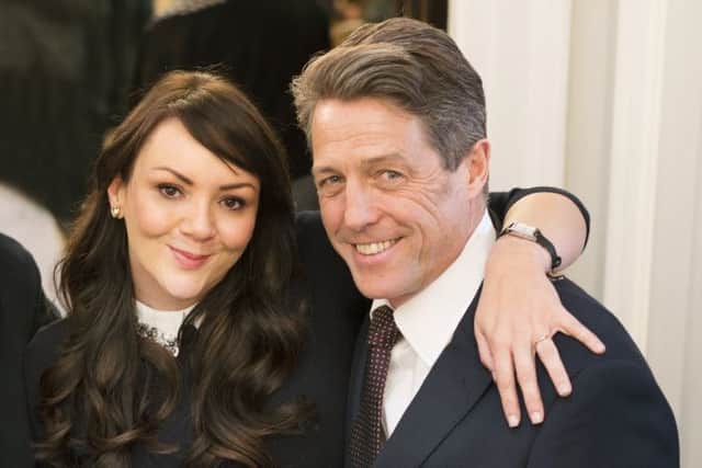Hugh Grant and  Martine McCutheon reunited for Love Actually for Comic Relief - Photographer: Nick Briggs