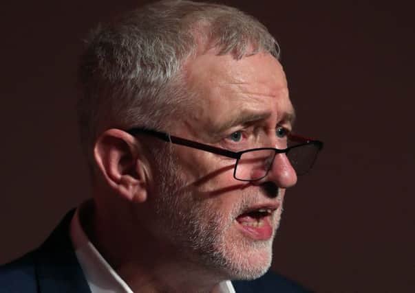 Labour party leader Jeremy Corbyn who has said Britain should not be afraid of debt or borrowing money to fund investment. Picture; PA