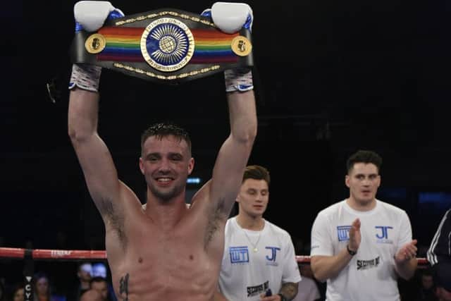 Edinburgh's Josh Taylor successfully defended his Commonwealth title at Meadowbank. Picture: Andy O'Brien