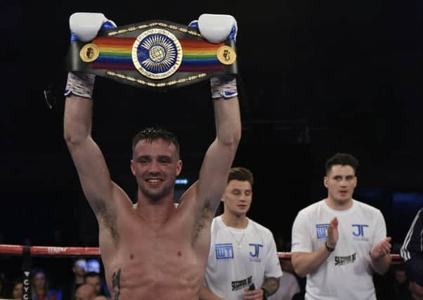 Edinburgh's Josh Taylor successfully defended his Commonwealth title at Meadowbank. Picture: Andy O'Brien