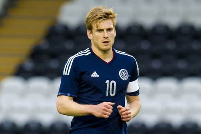 Stuart Armstrong in action for Scotland