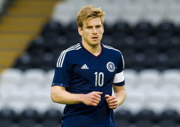 Stuart Armstrong in action for Scotland