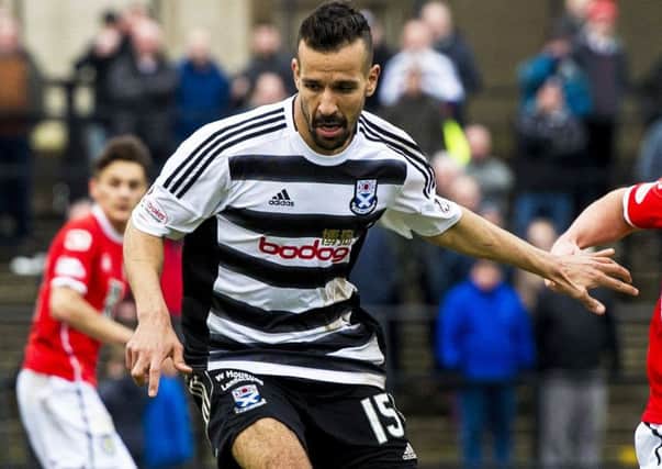 Farid El Alagui in action for Ayr United. Picture: Garry Williamson/SNS