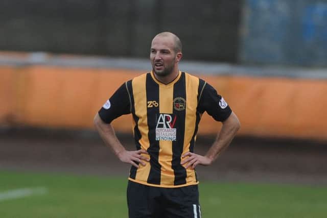 Brian Martin playing for Berwick Rangers. Picture: Johnson Press