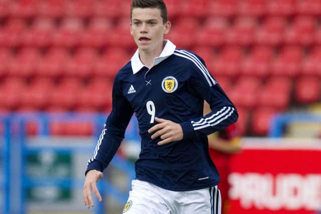 Jack Harper is in the running to make his Under-21 debut against Estonia. Picture: SNS.