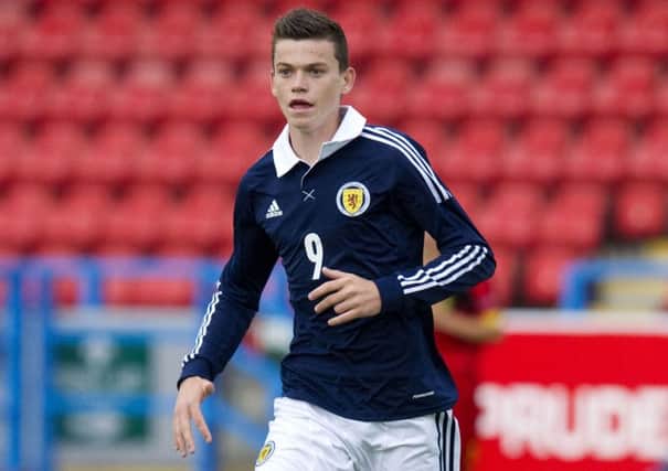 Jack Harper is in the running to make his Under-21 debut against Estonia.  Picture: SNS.