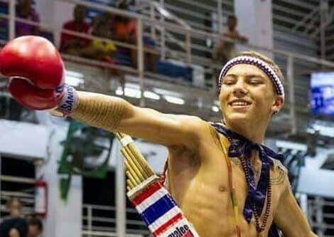 Joradn Coe, 20, from Falkirk a Thai boxer who has died suddenly in Thailand. Picture: Contributed