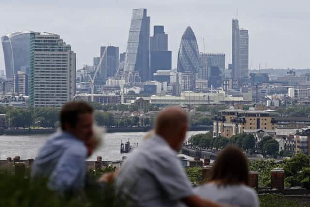 The CBI/PwC survey found a third of finance firms were more optimistic than three months ago. Picture: Odd Andersen/AFP/Getty Images
