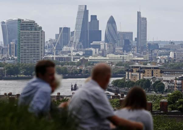 The CBI/PwC survey found a third of finance firms were more optimistic than three months ago. Picture: Odd Andersen/AFP/Getty Images