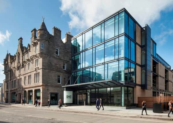 One Lochrin Square is aimed at occupiers in Edinburgh's technology, media and telecoms arena. Picture: McAteer Photograph