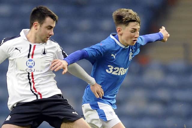 Billy Gilmour, right, could be about to join Chelsea this summer. Picture: Michael Gillen