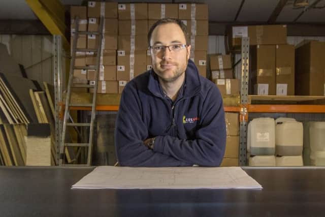 Grant Feasey, senior design engineer at AES Solar. Picture: Marc Hindley
