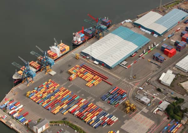 Greenock Ocean Terminal expects to double the number of containers it handles by 2021. Picture: Contributed