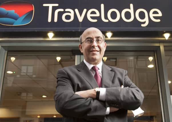 Brian Wallace says the fact that people are much more value-conscious than they used to be is boosting business at Travelodge. Picture: Ed Lane Fox