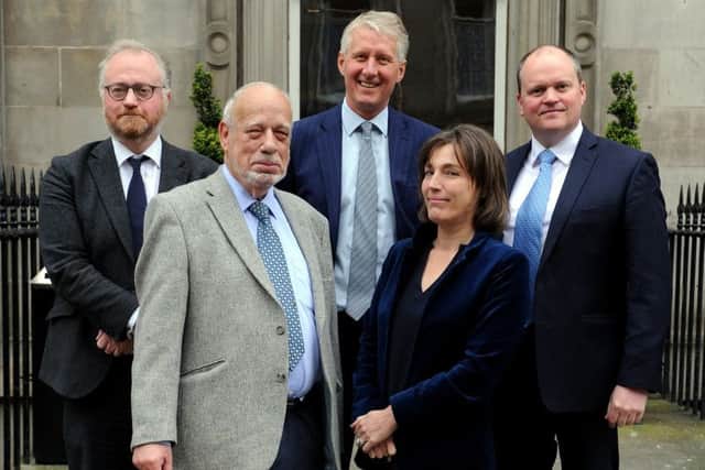 Speakers at Scotsman Conference, from left: Russell Napier, Bill Jamieson, Tom Walker, Merryn Somerset-Webb and Bob Hair (Picture by Lisa Ferguson)