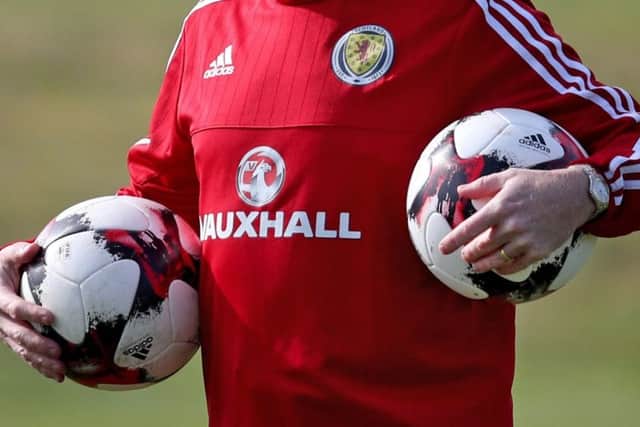 Vauxhall sponsor the Scottish national team at present. Picture: PA