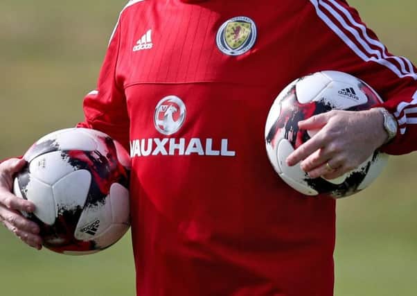 Vauxhall sponsor the Scottish national team at present. Picture: PA