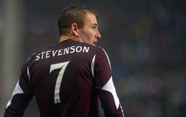 Ex-Hearts midfielder Ryan Stevenson retired from football earlier this month. Picture: Phil Wilkinson