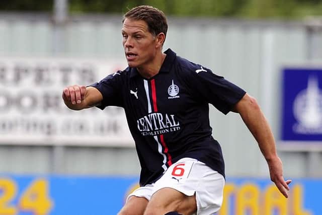 John Rankin playing for Falkirk earlier this season. Picture: Michael Gillen