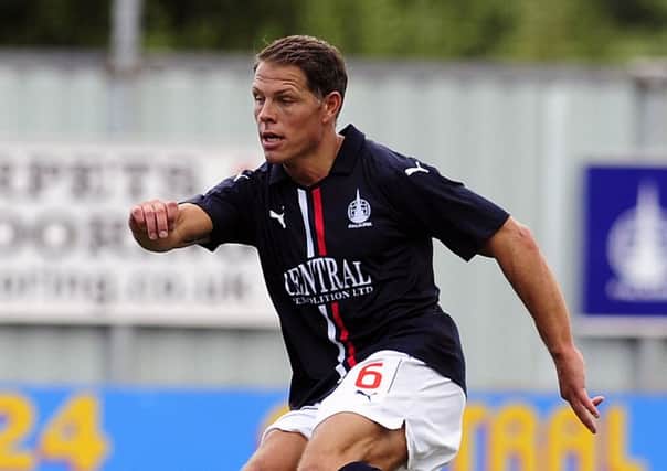 John Rankin playing for Falkirk earlier this season. Picture: Michael Gillen