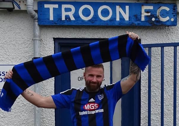 Troon FC have signed experienced midfielder Ryan Stevenson. Picture: Troon FC