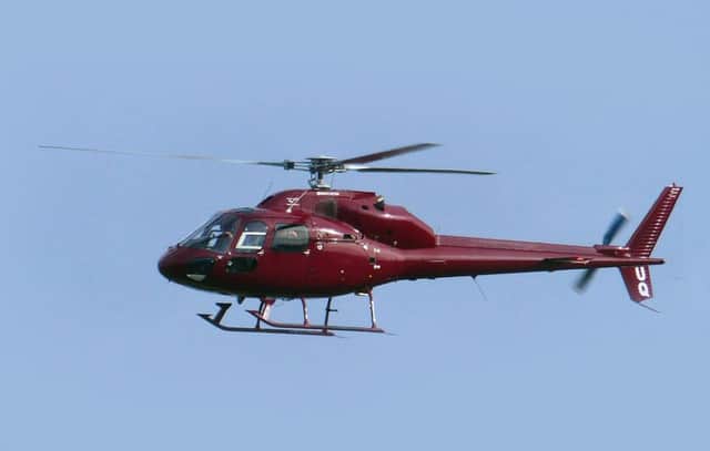 A helicopter similar to the privately-owned aircraft that has gone missing. Picture: Contributed
