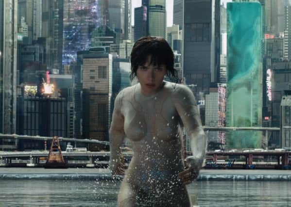Scarlett Johansson as The Major in Ghost in the Shell