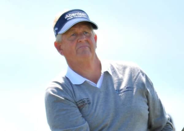 Colin Montgomerie will miss his first tournament in 30 years due to injury after tearing ankle ligaments. Picture: Jane Barlow