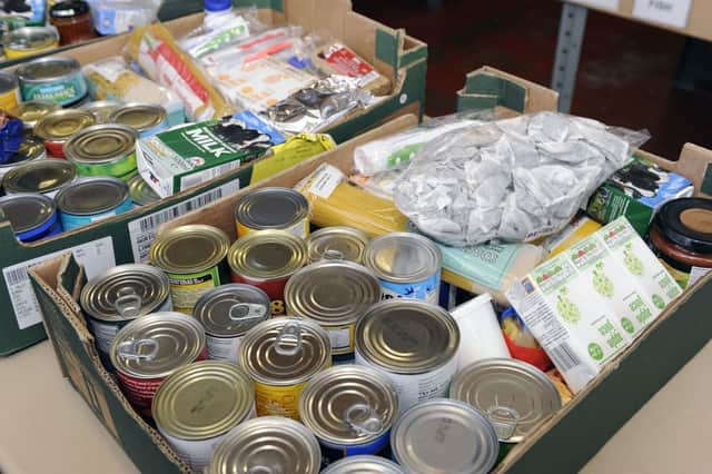 Foodbank use is on the increase.  Picture Michael Gillen.