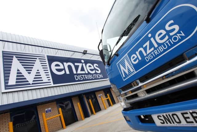 Edinburgh-based Menzies said there was 'strong strategic logic' to pursue a deal with DX. Picture: Contributed