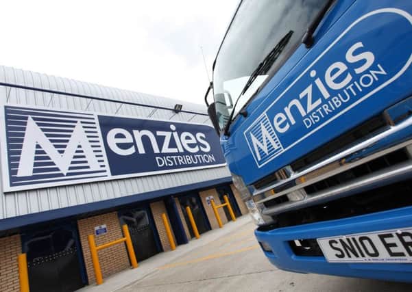 Edinburgh-based Menzies said there was 'strong strategic logic' to pursue a deal with DX. Picture: Contributed