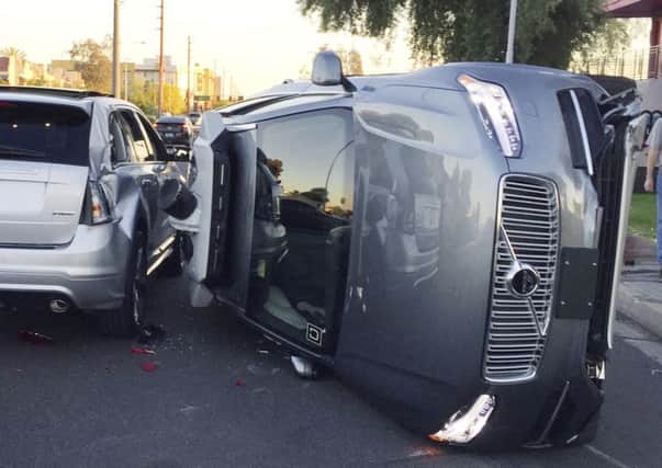 A recent crash involving a self-driving Uber car in Arizona highlights the challenges surrounding autonomous vehicles. Picture: Tempe Police Department via AP